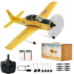 Entrenador Rc Plane Vevor T28 De 2,4 Ghz Y 4 Canales Con Estabilizador Giroscópico De 6 Ejes