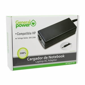 General Power - Cargador Notebook 19V/1,58A Hp-Compaq (Tip 4.0*1.7)