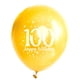 thumbnail image 3 of Globos 100 º Cumpleaños De Látex De 12 Pulgadas Paquete De 15, 3 of 7