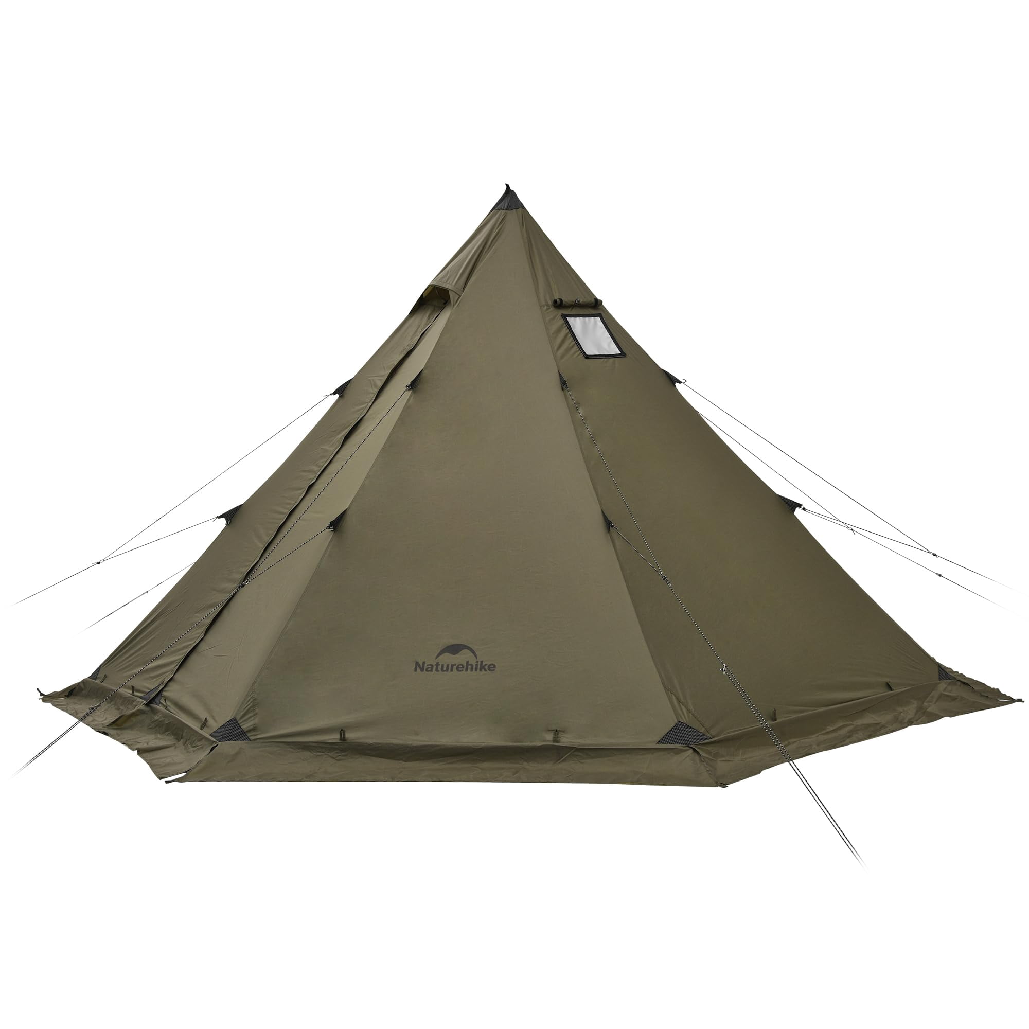 Carpa Tipi Naturehike Ranch Fire Para 4-6 Personas, 4 Estaciones, Impermeable