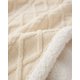 thumbnail image 5 of Frazada Sherpa Premium Con Diseño De Diamantes 2 plazas, 5 of 6
