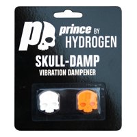 Antivibrador Prince Calavera Blanco/Naranjo