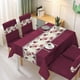 thumbnail image 1 of Manteles Antimanchas 140x220 cm - Burdeo Rosas M10, 1 of 1