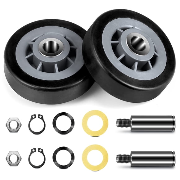 Kit de rodillos para tambor de secadora Valchoose 303373K, paquete de 2