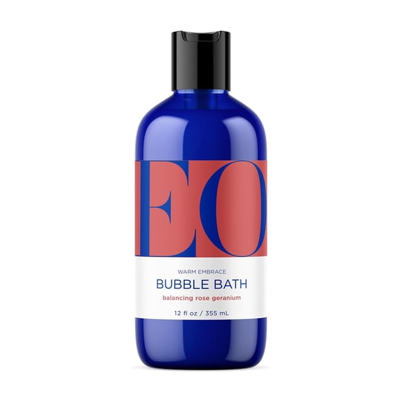 Bubble Bath EO Rose Geranium 355 ml (paquete de 1) a base de plantas