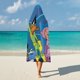 thumbnail image 5 of Pato Dodgers Manta Capa con Capucha Anti-Bolitas, Manta de Lana Ártica Suave, Manta Portátil de Felpa Ligera y Lujosa, Poncho para Siesta en Casa y Oficina, 100*130cm, 5 of 6