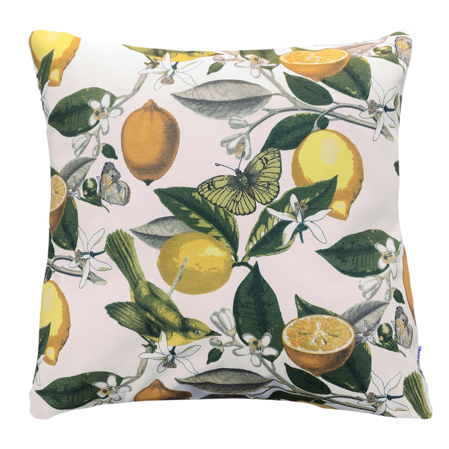 Elizabeth Peper - Funda Cojin Decorativo Limones Amarillo Y Verde 60x60