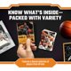 thumbnail image 5 of Cartas de baloncesto PressTine de 100 piezas con 2 cartas de memorabilia, 5 of 7