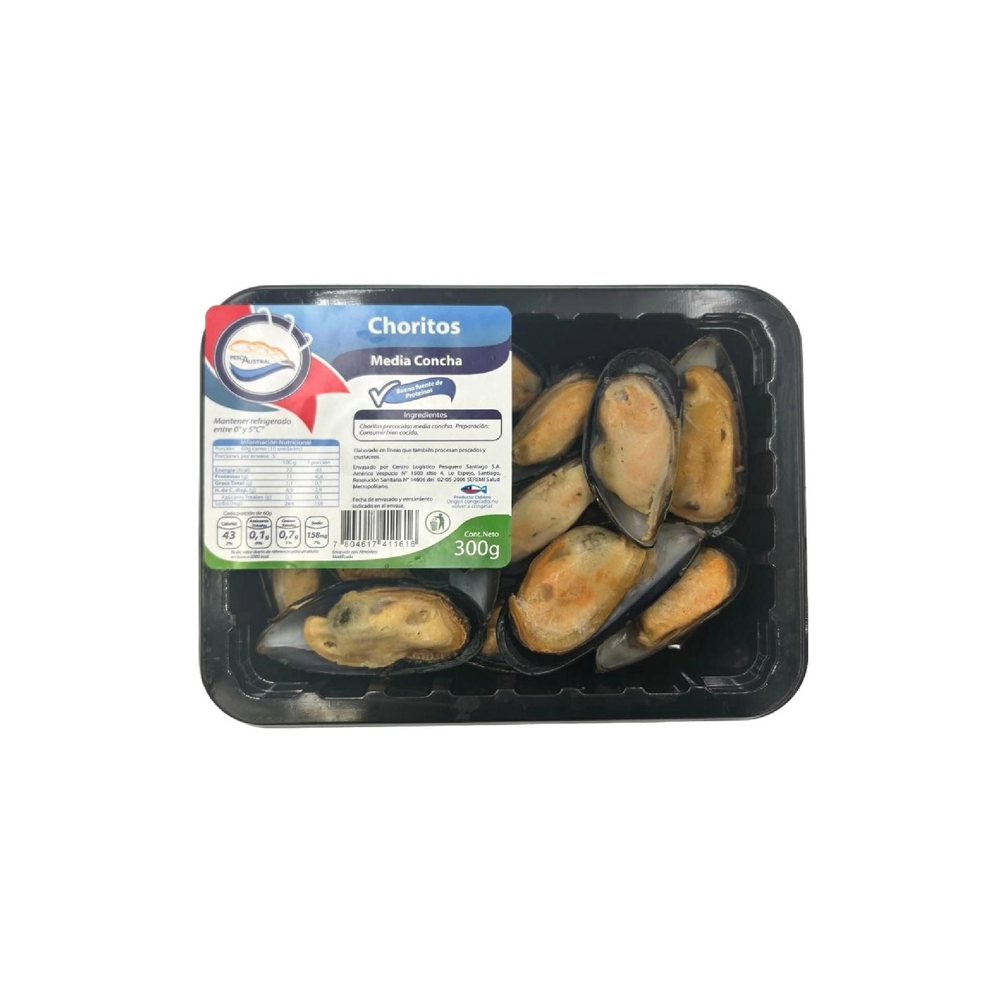 Choritos Media Concha, 300 g | Lider