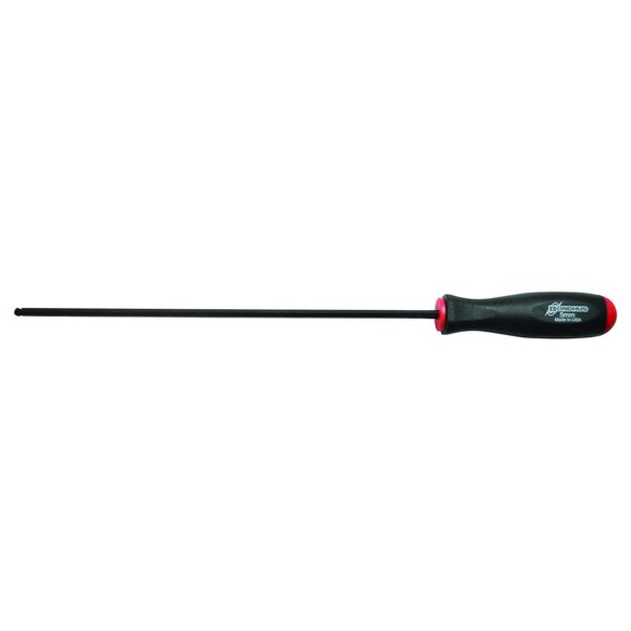 Destornillador Bondhus 3754 con punta esférica extra larga de 2,5 mm