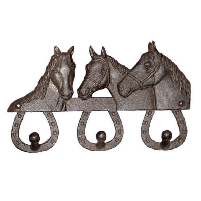 Bric - Perchero De Pared Diseño Caballos