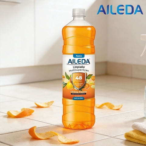 Aileda - Limpiador De Pisos Aromas Variados 900Ml En Botella Fragancia Citrico Fresco