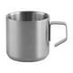 thumbnail image 1 of Taza De Café Acero Inoxidable Con Asa Robusta Multifuncional Para Restaurante Plata 200ml, 1 of 3