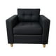 thumbnail image 1 of Poltrona Suecia Lino Negro, 1 of 3