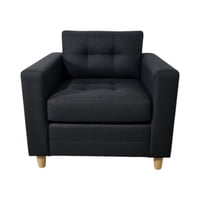 Diseños Valestrini - Poltrona Suecia Lino Negro