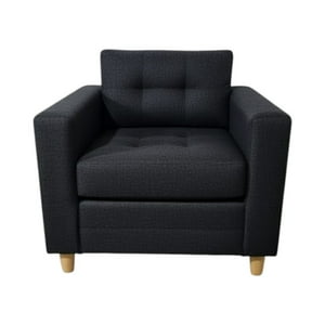 Diseños Valestrini - Poltrona Suecia Lino Negro