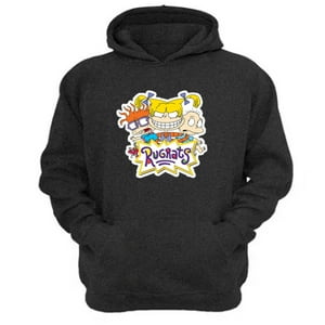 Genérico - Polerón Canguro Aventuras En Pañales Gris Oscuro Talla L Unisex