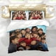 thumbnail image 5 of Zorro Glee Conjunto de sábanas temático, trío de piezas, cómodo y amigable con la piel, diseño único, regalo de decoración para el hogar para familiares, amigos y fans,173cm *218cm, 5 of 6
