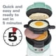 thumbnail image 2 of Sandwichera para desayuno Hamilton Beach 25482 Mint, 2 of 6