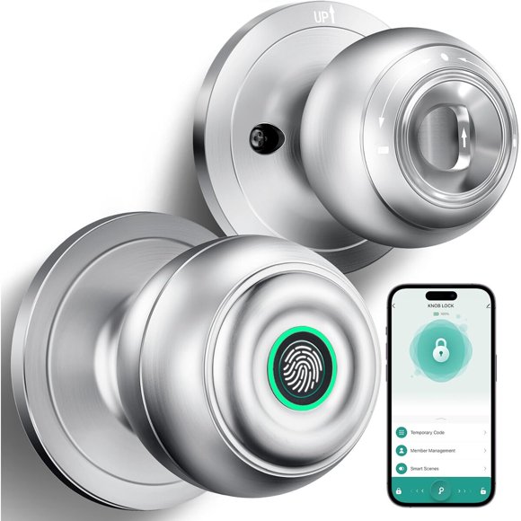 Manilla Biométrica KLLOQUE K10B Huella Bluetooth Plata