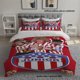 thumbnail image 1 of 3pcs Junior De Barranquilla Printed Duvet Cover Set Hypoallergenic & Skin-Friendly, 1 of 1