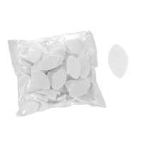 Magideal - 100 Piezas De Almohadillas De Extensión De Pestañas, Esponja De Práctica De Pestañas, Herramientas De Entrenamiento, Accesorios Cosméticos, Cómodos Y Blanco