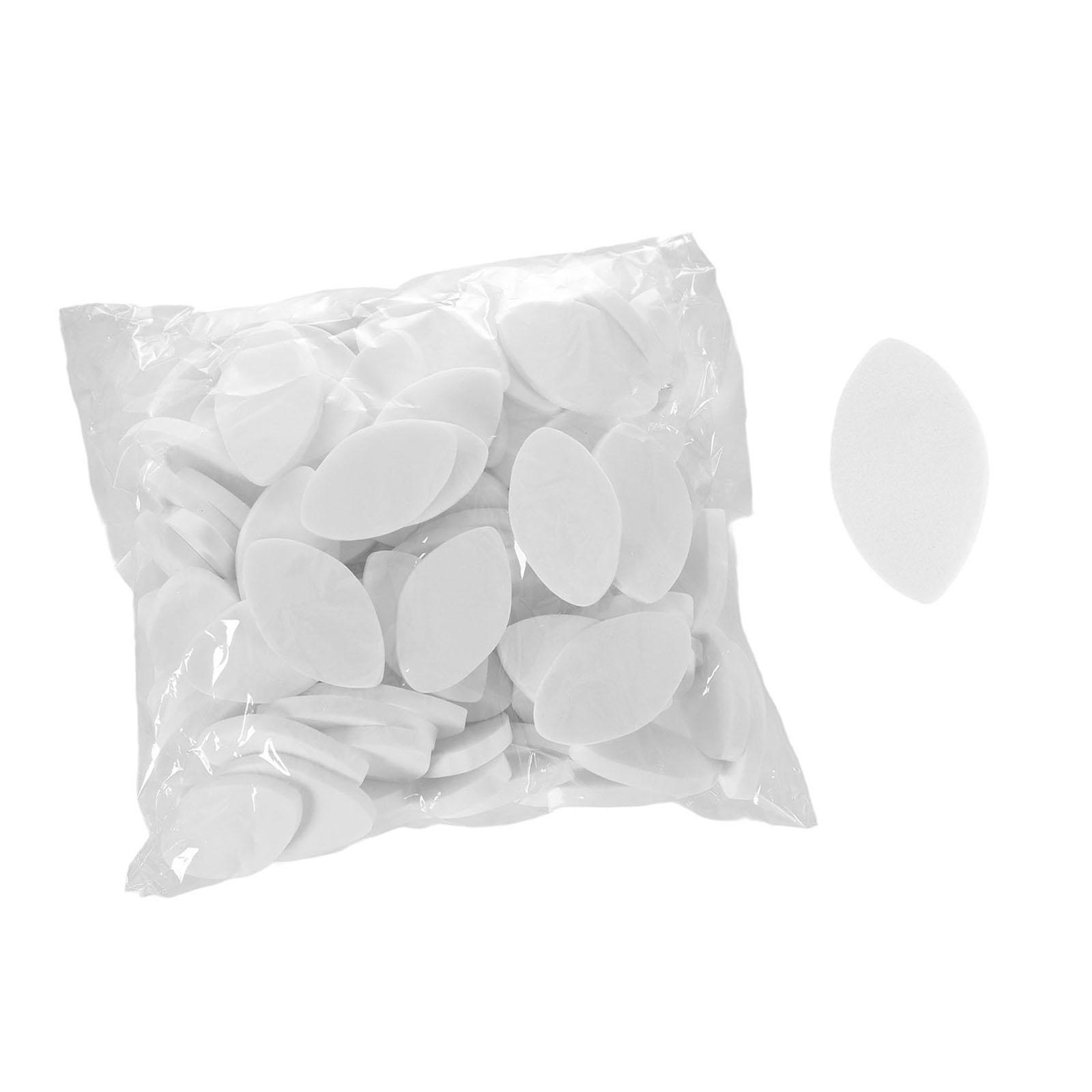 Magideal - 100 Piezas De Almohadillas De Extensión De Pestañas, Esponja De Práctica De Pestañas, Herramientas De Entrenamiento, Accesorios Cosméticos, Cómodos Y Blanco