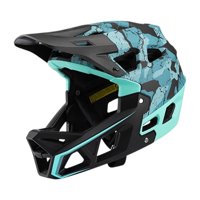 Magideal - Casco De Bicicleta De Cara Completa, Casco De Bicicleta De Montaña, Ventilación Cómoda, Gorra Para Hombres Y Mujeres, Casco De Bicicleta De Pc, Casco Azul De 55 A 58Cm