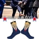 thumbnail image 4 of Caniche masticable con gomitas - Calcetines con pelo de Trump con calcetines de tripulación con pelo, insignia y peine exclusivos de la bandera estadounidense para adultos de la Marina, 4 of 4