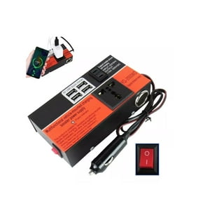 Tomasstore - Inversor De Voltaje Auto Convertidor Corriente 12V 220V 1.5K