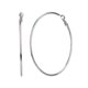 thumbnail image 1 of Aros Argolla Time and Tru Metal Plateado Grande 12cm, 1 of 3