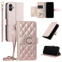 Funda Tipo Billetera Foxdock Para Samsung Galaxy A05 – Tapa Abatible Con Correa Para Mujer