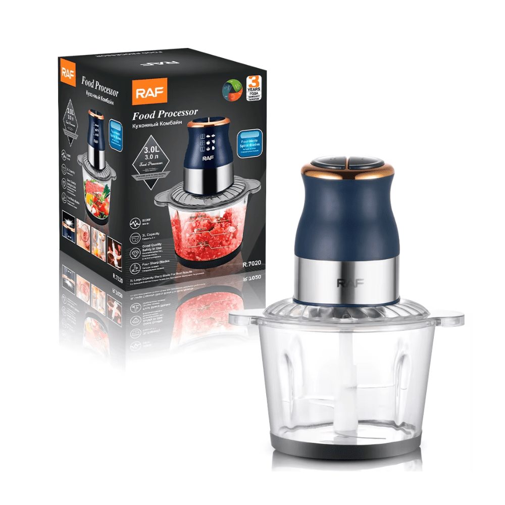 Procesador De Alimentos Raf R.7020 Vidrio 3 Litros
