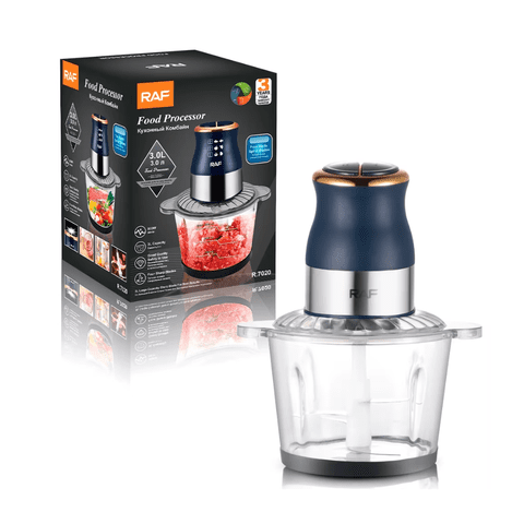 Procesador De Alimentos Raf R.7020 Vidrio 3 Litros