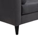 thumbnail image 4 of Sofa Retro 1 Cuerpo Felpa Gris, 4 of 6
