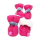 thumbnail image 3 of 4 Uds. Botas Para Perros, Zapatos Para Perros, Cubierta Para Correr, Suelos De Madera Dura Al Aire Libre, 1 Rosa Roja, 3,5x2,5 Cm, 3 of 5