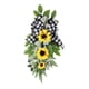 thumbnail image 2 of Swag De Girasol Artificial En Forma De Lágrima Para Puerta De Entrada Y Ventana, 2 of 3