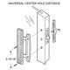 thumbnail image 3 of Juego de manijas para puerta de patio ALLYWASAI con cerradura de embutir, color blanco, 3 of 7