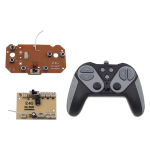 Magideal - Placa Receptora De Placa Transmisora Pcb De Circuito, 6 Canales Para Camiones De Vehículos De Ingeniería Sobre Orugas De Coches Rc Modificados Diy Gris Oscuro