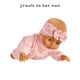 thumbnail image 3 of Baby Doll Baby Born Learn to Walk Olivia Gris-Green Eyes, 3 of 7