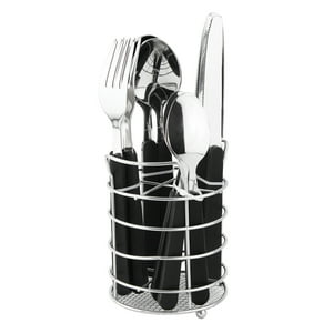 Cubertería Venecia 16 Piezas Con Escurridor Fantuzzi