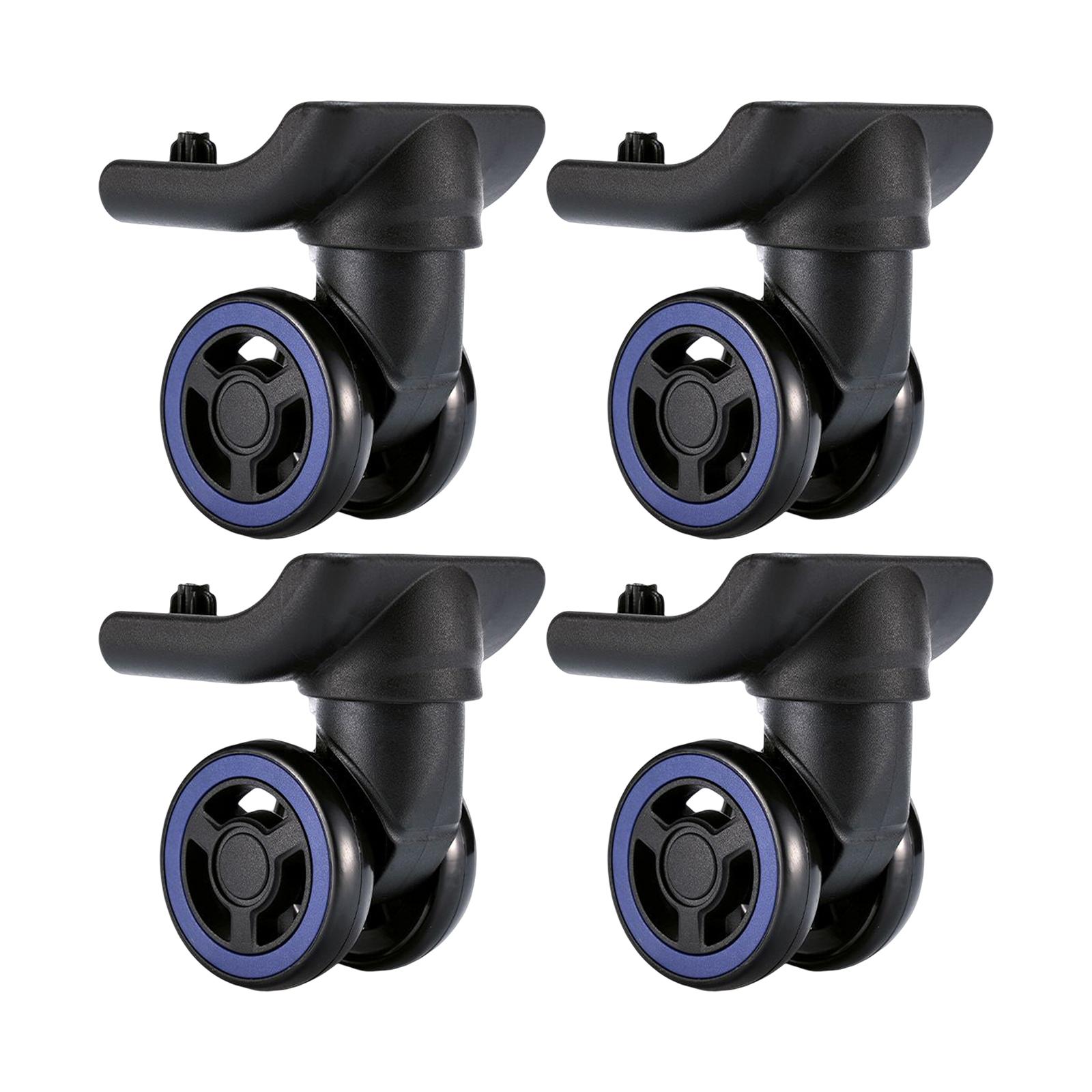 Magideal - Ruedas Universales Para Maletero, Accesorio De Reparación De Rueda Silenciosa, Ruedas De Maleta Duraderas De 360 Grados, Ruedas Giratorias Para Maleta