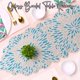 thumbnail image 2 of Caminero de Mesa CLEENTABLE 91 cm Azul Cielo y Blanco, 2 of 9