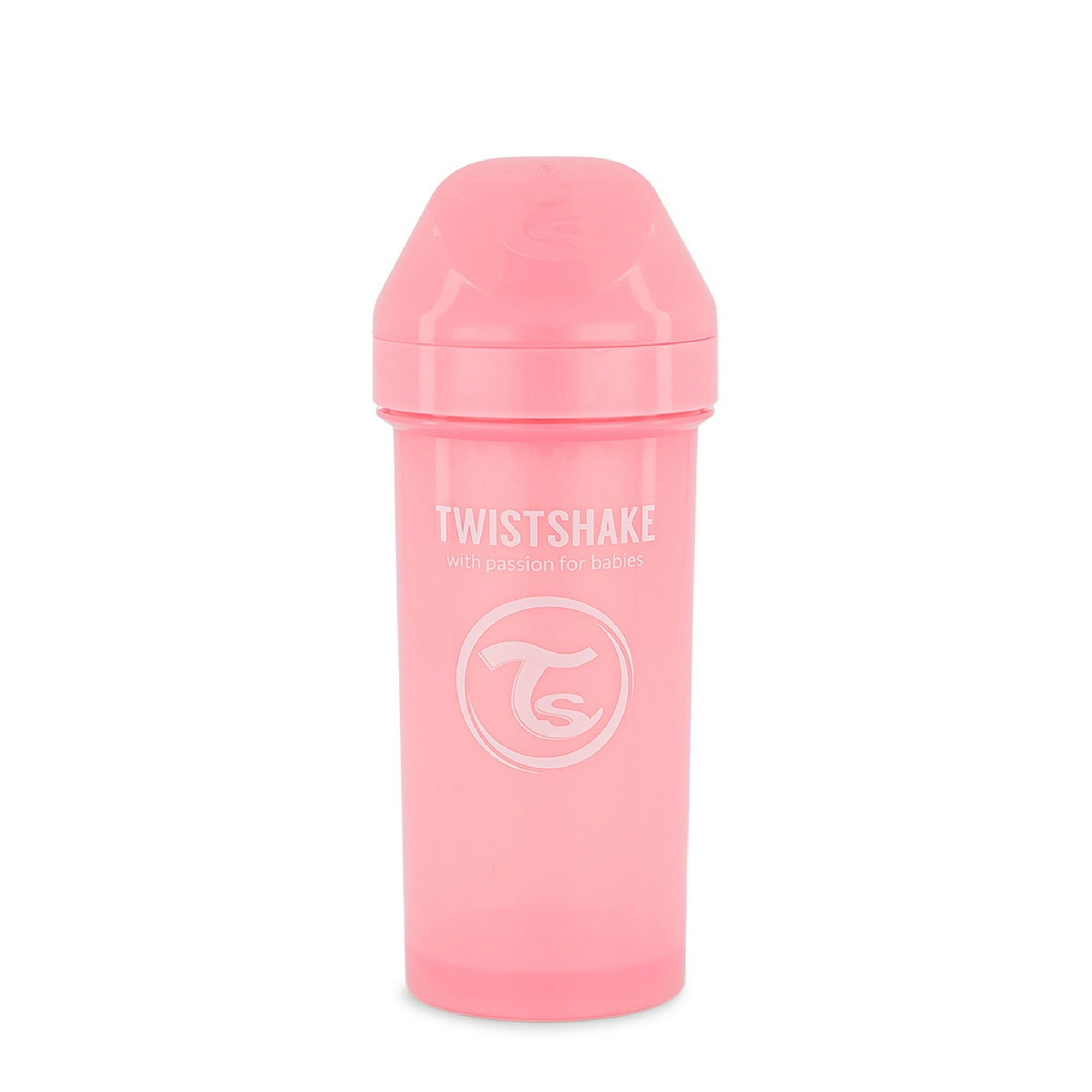 Twistshake - Vaso Kid Cup 360 Ml 12+meses Rosado Pastel