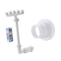 Magideal - Spray De La Fuente De Cascada De La Natación, Decoración Ajustable De Decoración, Rociador De Cascada 360 Girando Para Spa De Estanque Exterior Adaptador De Tres Capas