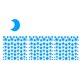 thumbnail image 5 of brillar en las estrellas oscuras - pegatina brillante # azul 138 estrellas, 66 puntos, 1 luna, 5 of 5