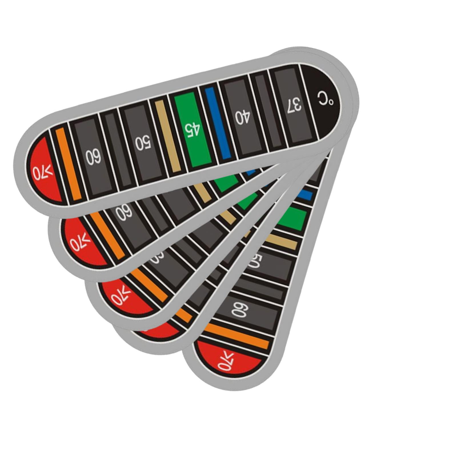 Bothyi - Termómetros De Decoloración De Café Adhesivo Resistente Al Agua Para Termómetros