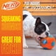 thumbnail image 3 of Pelota Nerf Dog XWeave Squeak Grande Naranja Azul, 3 of 3