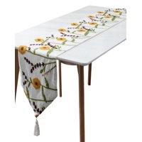 Todo Para El Hogar - Camino De Mesa Bordado Elegante 33 X 180Cm
