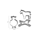 thumbnail image 4 of Set 3 Moldes Galletas Animales Granja Acero Inoxidable, 4 of 5